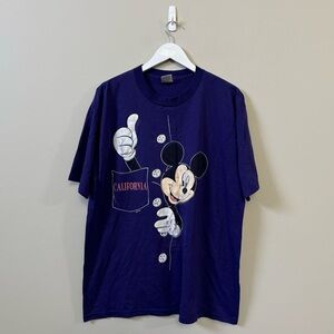 Disney Mickey Mouse California purple short sleeve vintage t-shirt